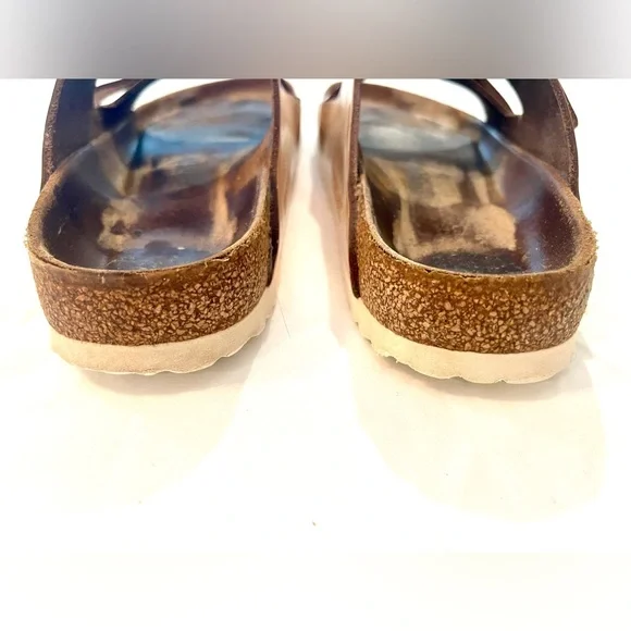 Birkenstock Rose Gold Double Strap Sandals - Picture 5 of 11